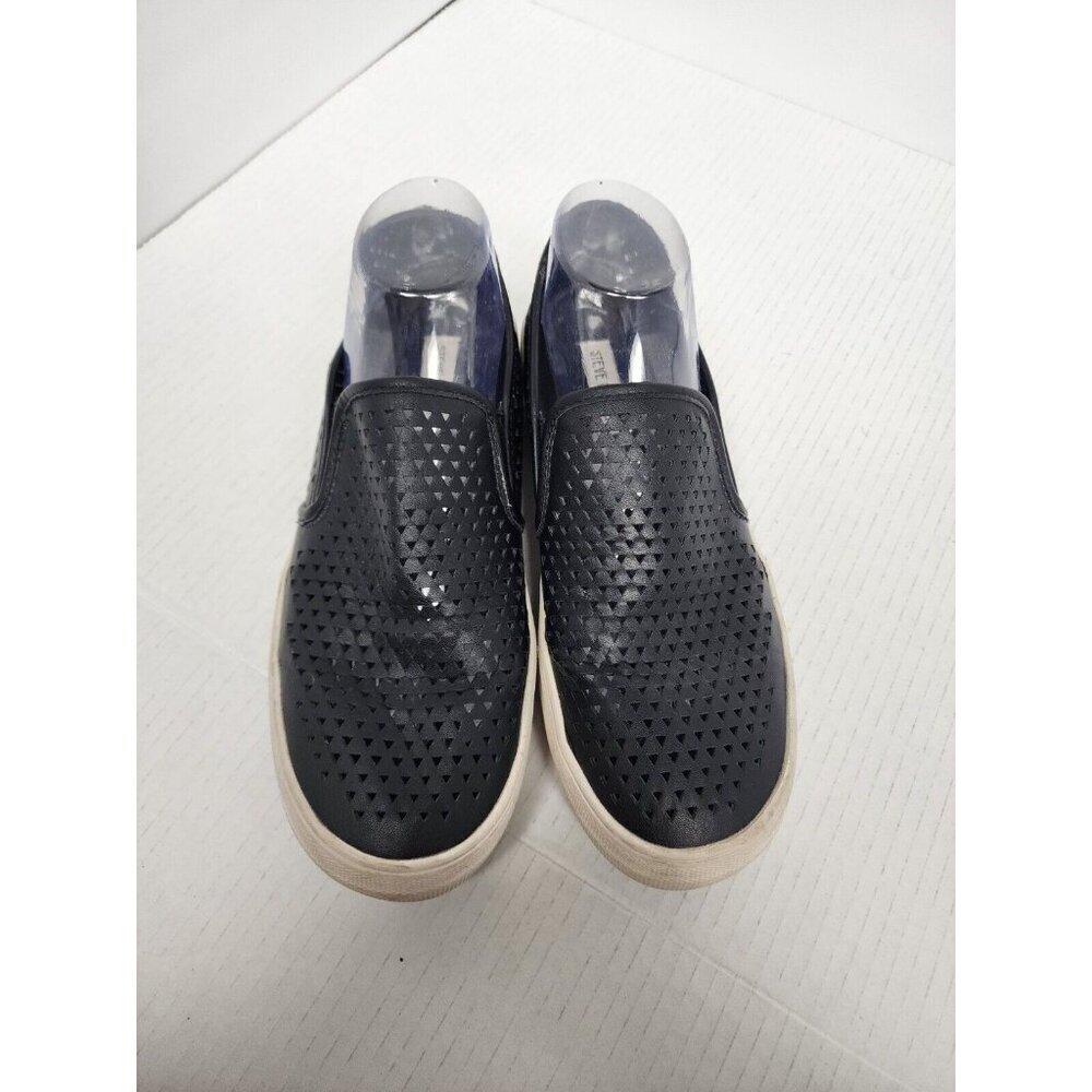 Steve Madden Leather Slip On Sneakers Womens 9
